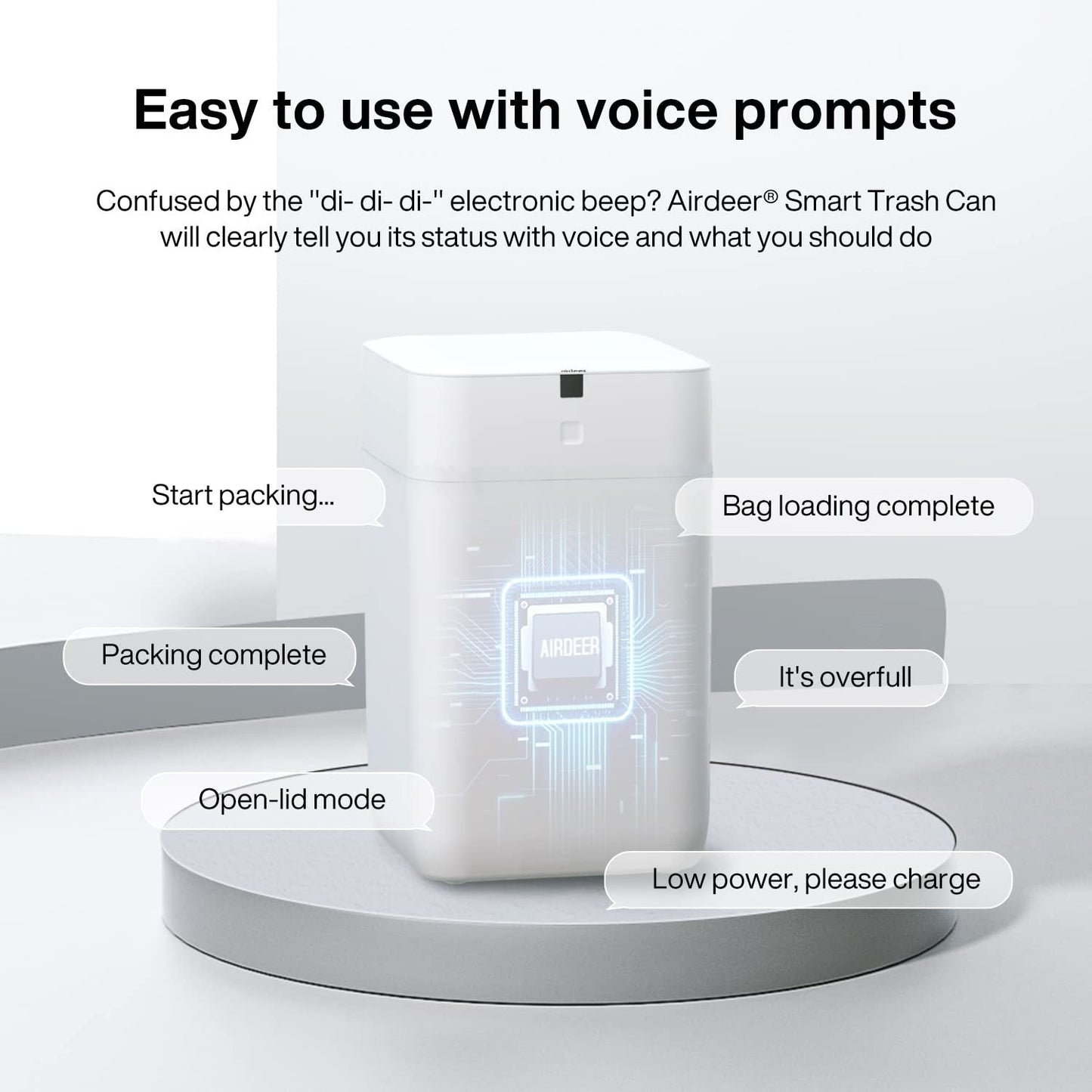Smart Eco-Friendly Trash Can with Waste-Reducing Technology