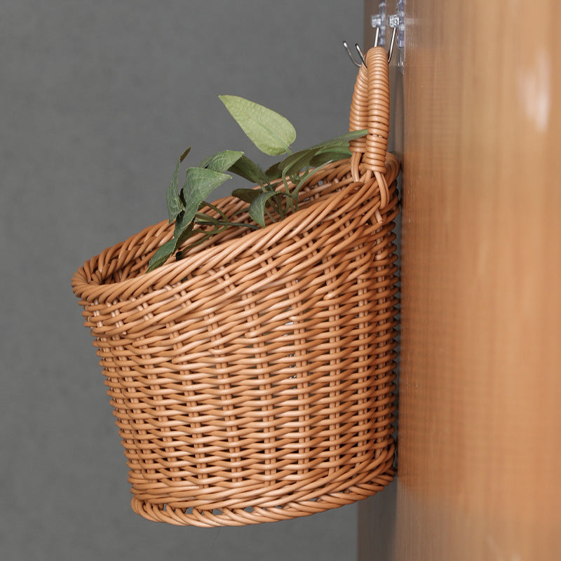 Eco-Friendly Hanging Wicker Baskets for Sustainable Home Organization