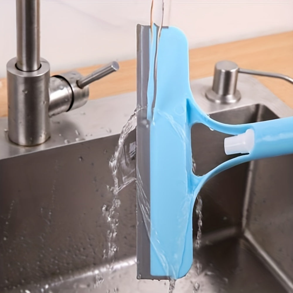Eco-Friendly Spray Window Cleaner with Squeegee - Water-Saving & Refillable