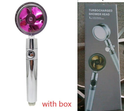 Water-Saving Handheld Shower Head with 360° Rotation and Adjustable Angles