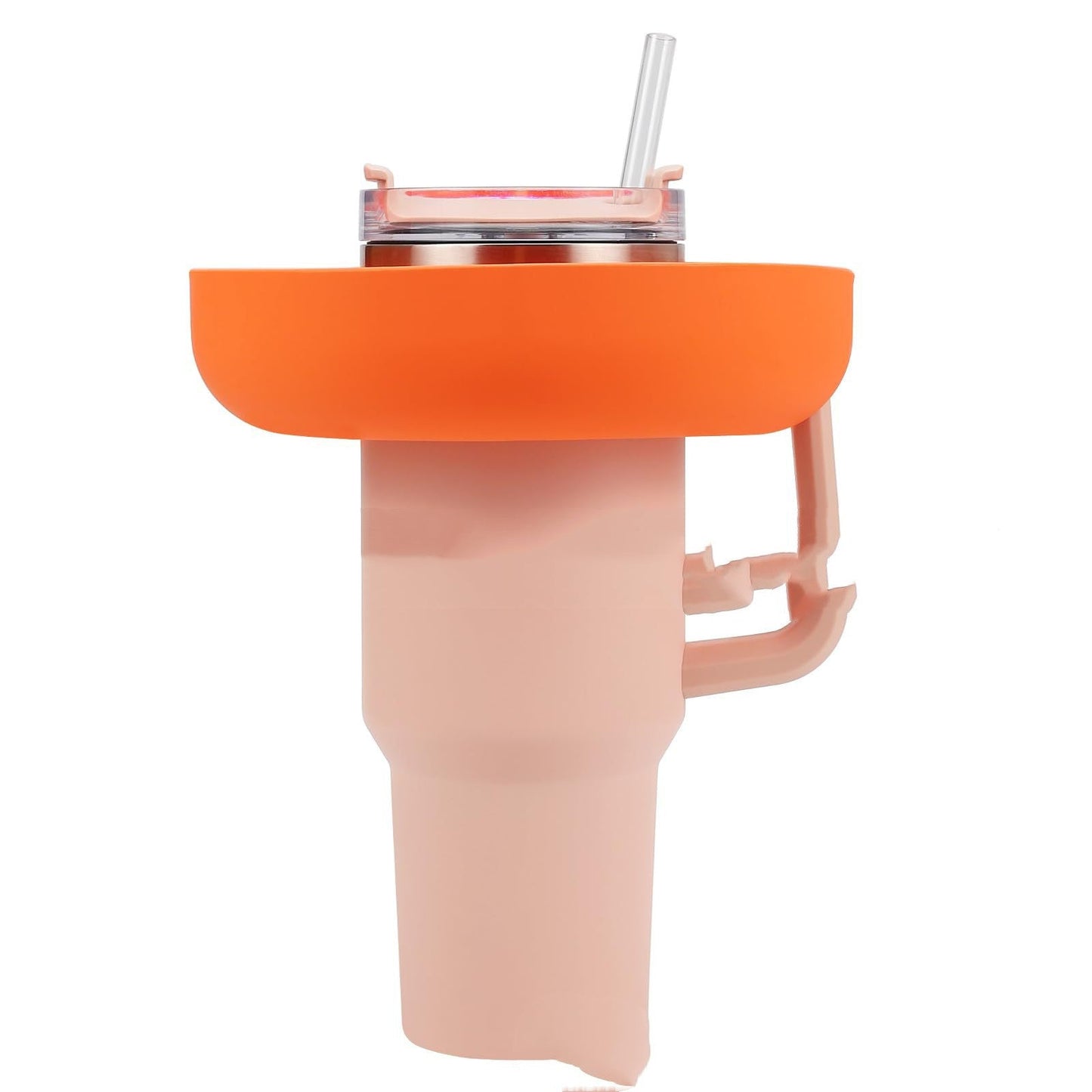 Circular Snack and Drink Holder - Eco-Friendly Multi-Compartment Organizer