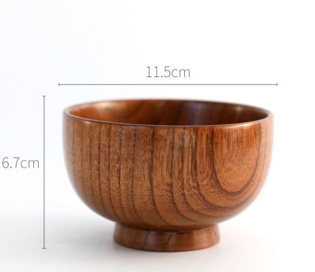 Eco-Friendly Wooden Bowls - Sustainable Kitchenware for Zero-Waste Living