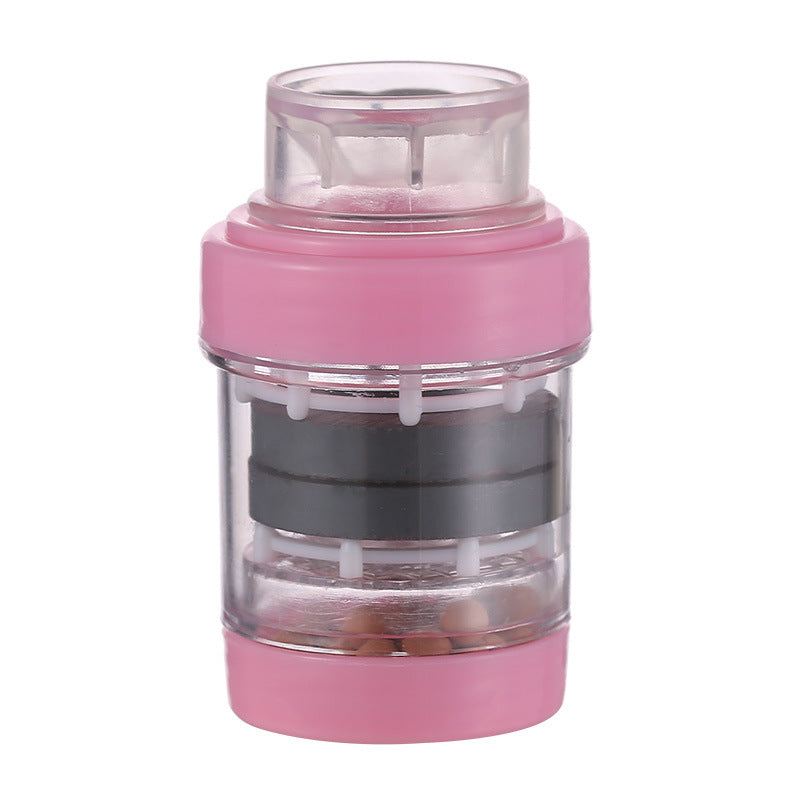 Pink Faucet Water Filter - Eco-Friendly, Water-Saving, Easy Installation