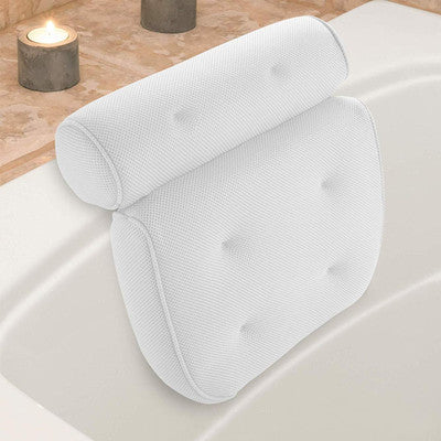 Luxurious Quick-Dry Contoured Bath Pillow with Headrest