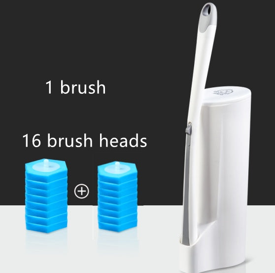 Eco-Friendly Toilet Brush with Holder & Cleaning Tablets