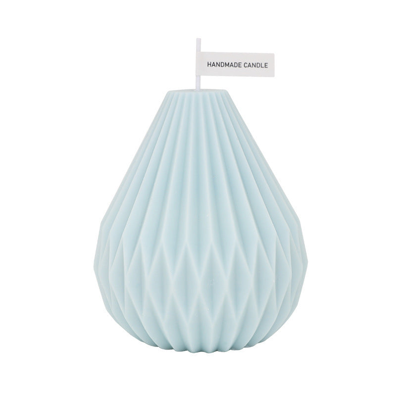 Geometric Pastel Handmade Candles - Eco-Friendly Home Décor