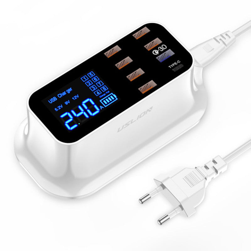 Compact Multi-Port USB Charging Station for Sustainable Living