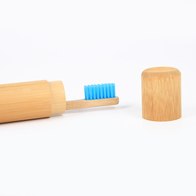 Eco-Friendly Bamboo Toothbrush Holder - Sustainable Travel Case