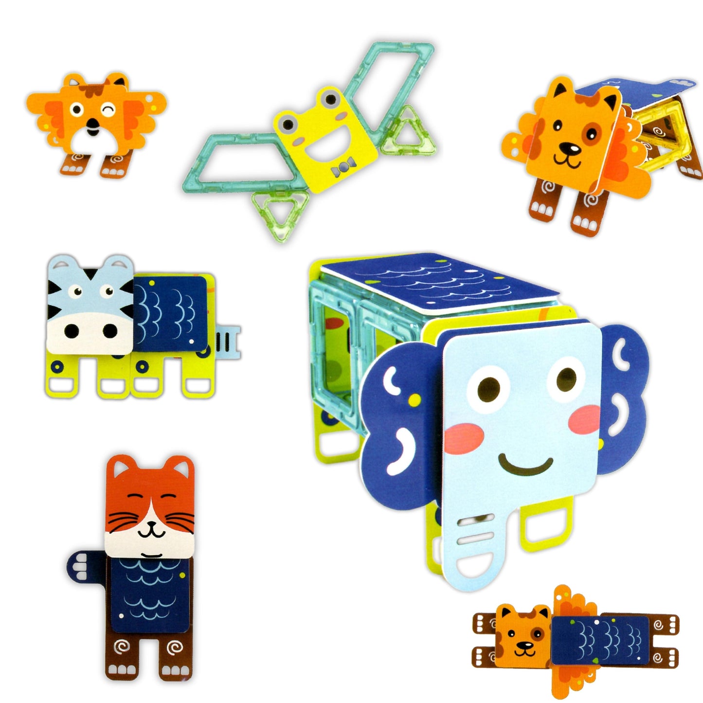 Magnetic STEM Construction Building Blocks Set 35 Pieces