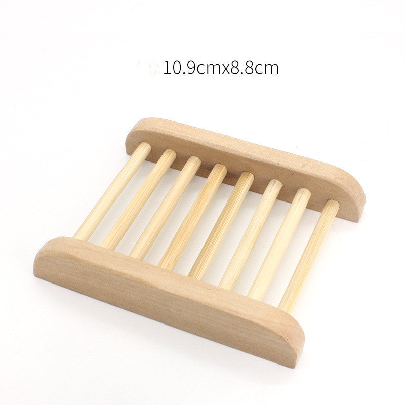 Eco-Friendly Bamboo Soap Dish Set - Sustainable Bathroom Organizer