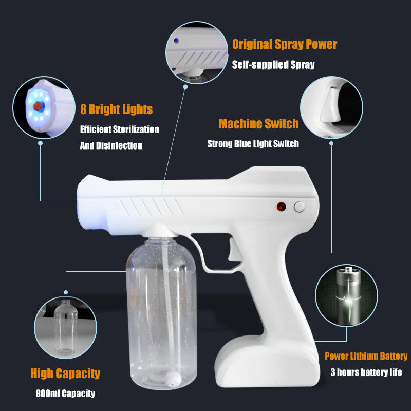 Eco-Friendly Refillable Spray Gun with Durable Copper Nozzles