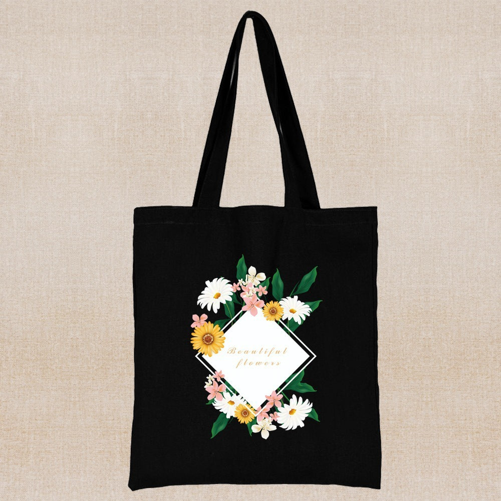 Eco-Friendly Daisy Tote Bag - Sustainable, Reusable, Durable