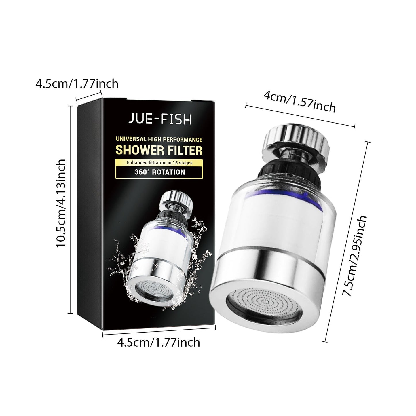 High-Performance Shower Filter for Healthier Skin & Hair