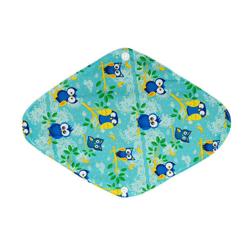 Eco-Friendly Reusable Cloth Menstrual Pads - Multicolored Patterns
