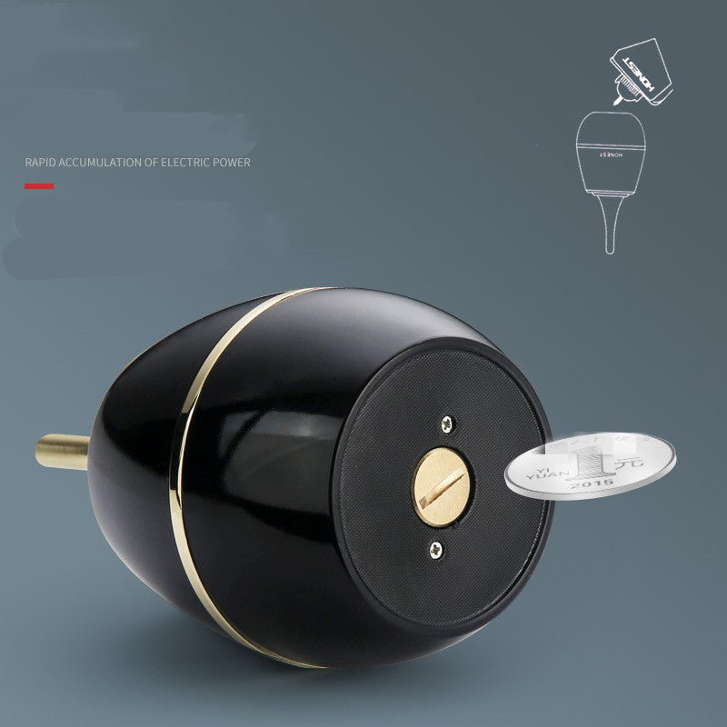 Eco-Friendly Black & Gold Oil Lamp - Sustainable Lighting Solution