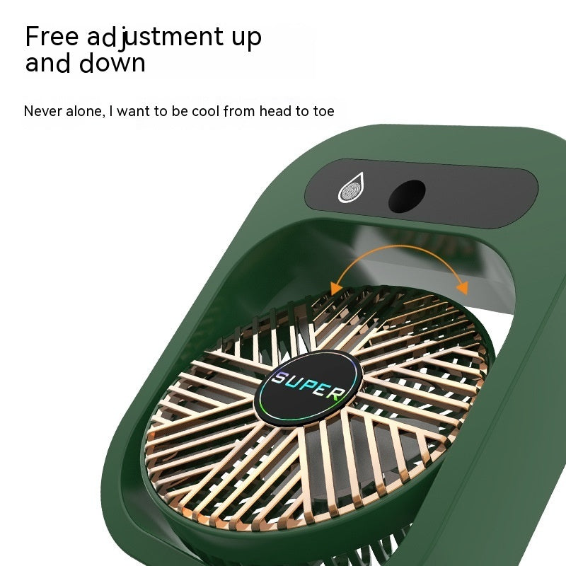 Portable Misting Air Cooler - Energy-Efficient Tabletop Cooling Device
