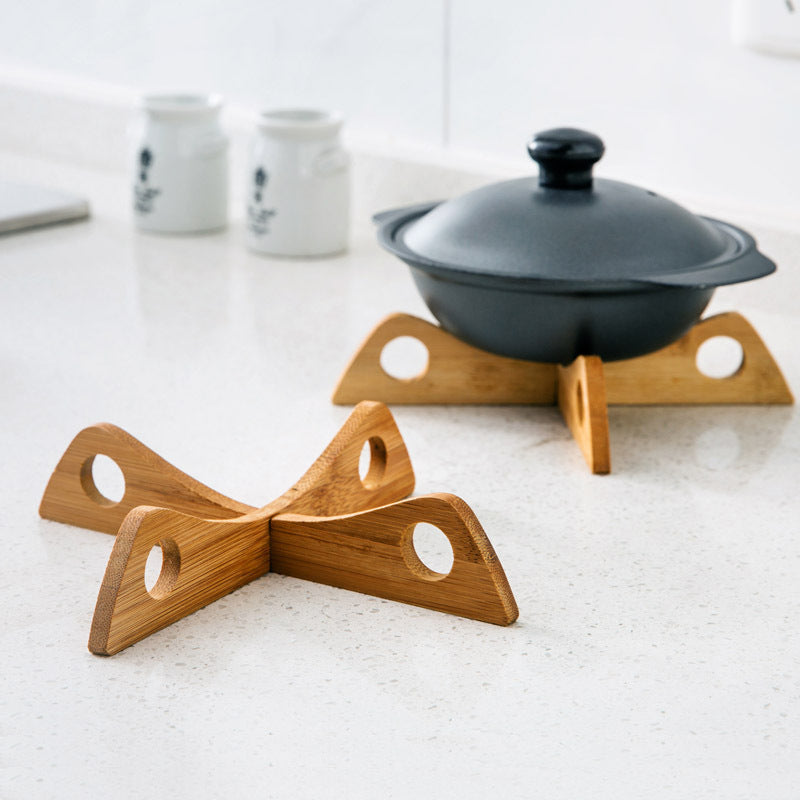 Eco-Friendly Bamboo Trivet - Sustainable Kitchen Essential