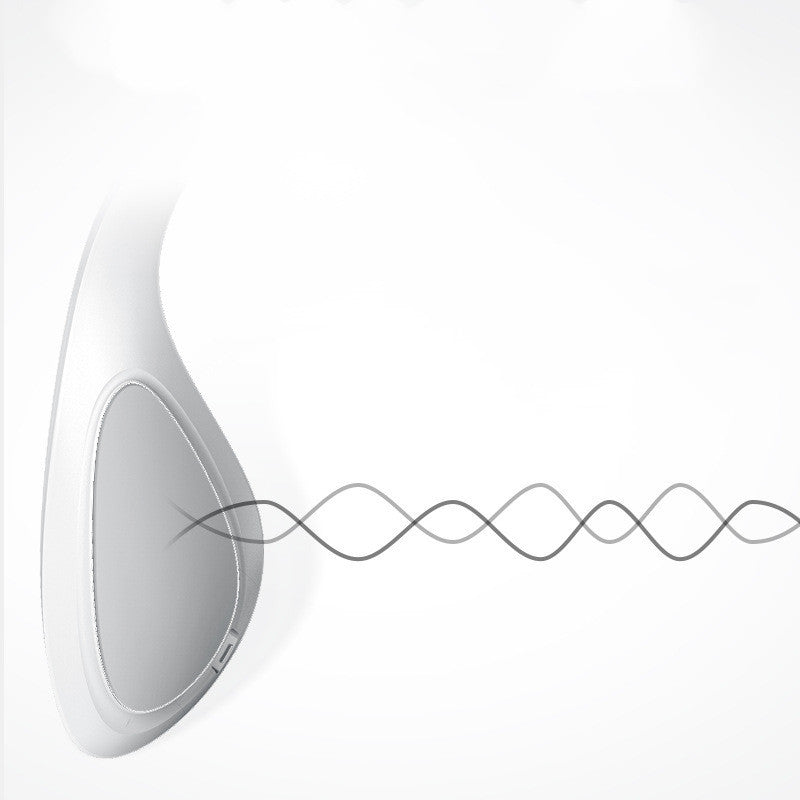 Black Ergonomic Facial Massage Device for Wellness and Sustainability
