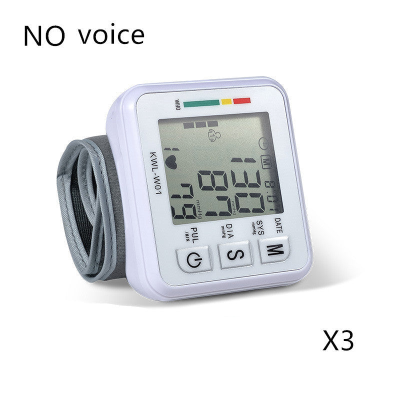Compact Digital Wrist Blood Pressure Monitor - Eco-Friendly Health Tracker