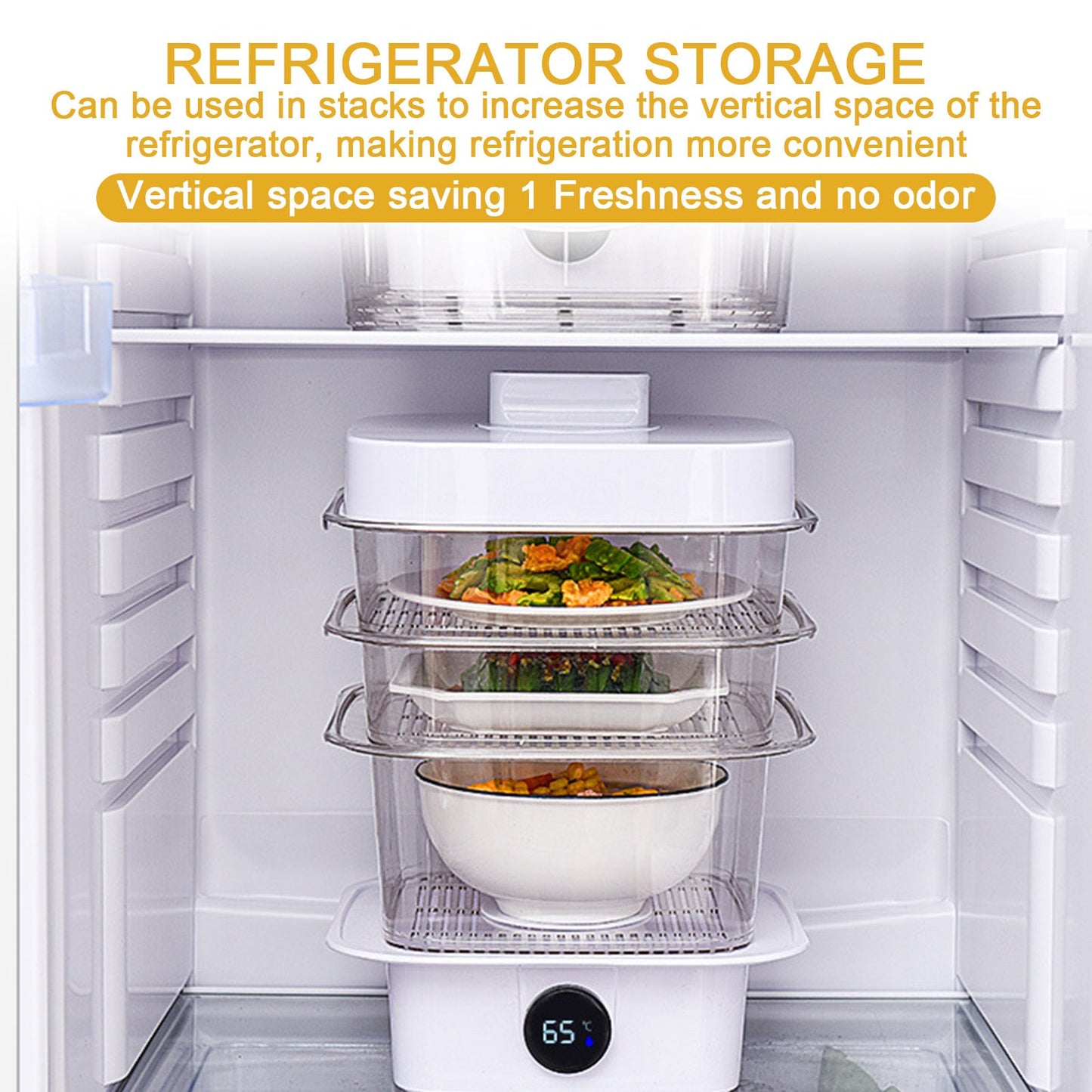 Smart Eco-Friendly Food Steamer with Reusable Trays