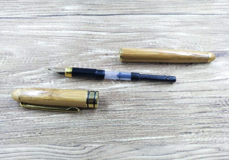 Eco-Friendly Bamboo Pen with Case - Sustainable Writing Instrument