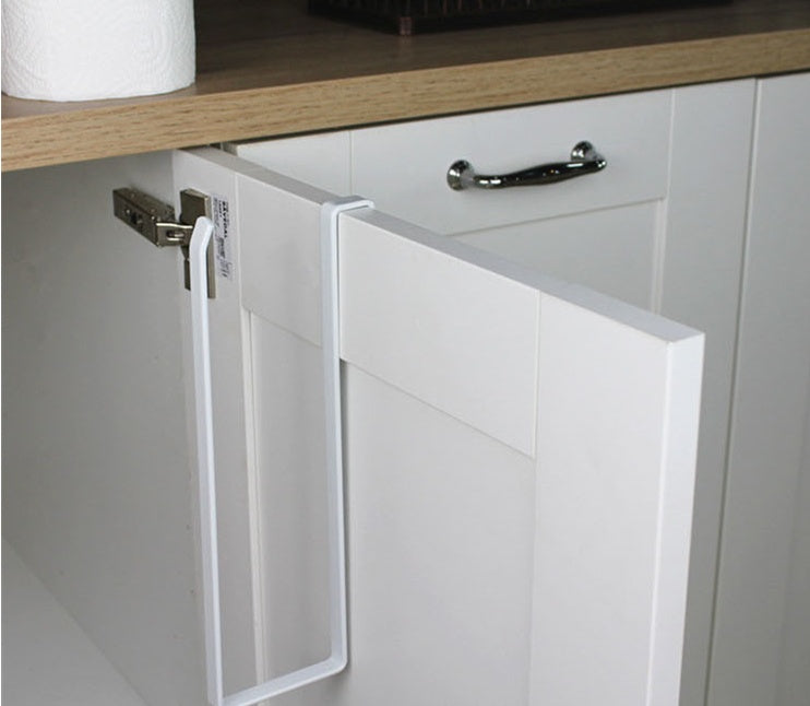 Space-Saving Under-Shelf Paper Towel Holder - No Tools Needed