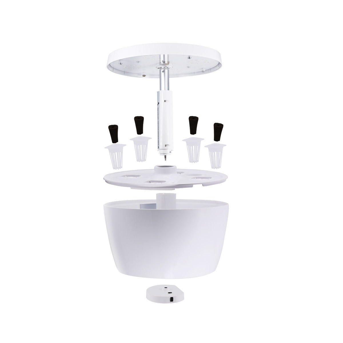 Compact Indoor Hydroponic Garden with LED Light for Year-Round Fresh Produce