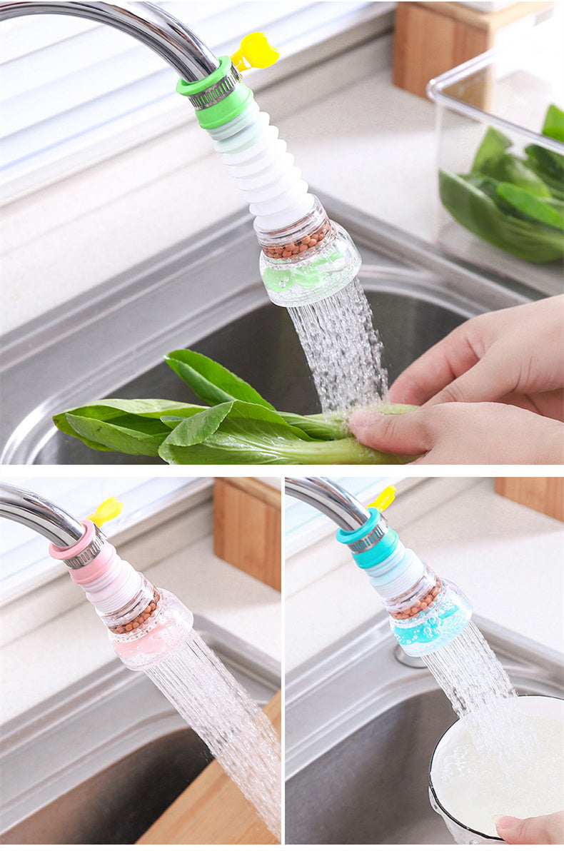 Transparent Faucet Water Filter with Mineral Filtration for Cleaner Water