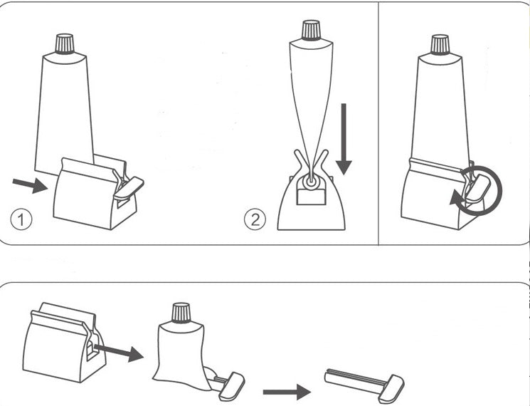 Eco-Friendly Toothpaste Tube Squeezer - Waste-Reducing Bathroom Accessory