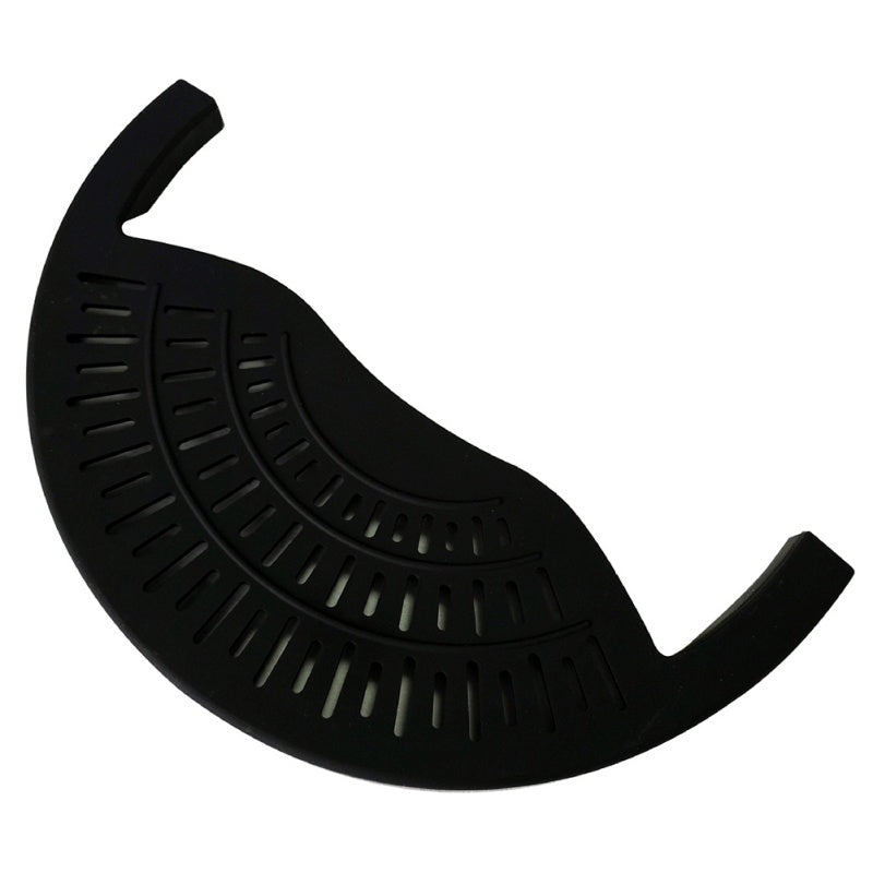 Eco-Friendly Clip-On Pot Strainer - Green Silicone Kitchen Tool