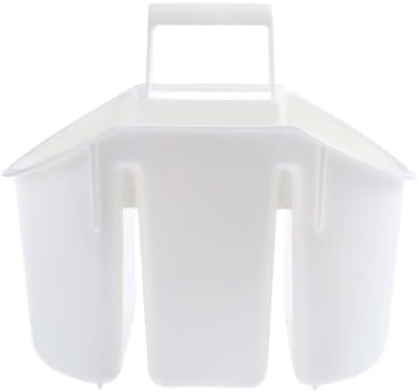 White Cutlery Case Set – 3 Durable Plastic Storage Cases with Secure Lids for Forks, Knives, Spoons – Portable, Compact Utensil Organizer for Home, Office, School Lunch, Travel & Picnic