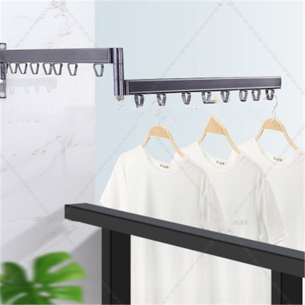 Space-Saving Wall-Mounted Clothes Drying Rack - Eco-Friendly, Durable, Easy Installation