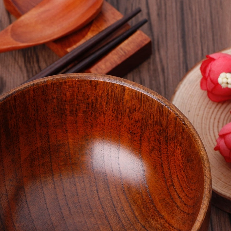 Eco-Friendly Wooden Bowls - Sustainable Kitchenware for Zero-Waste Living