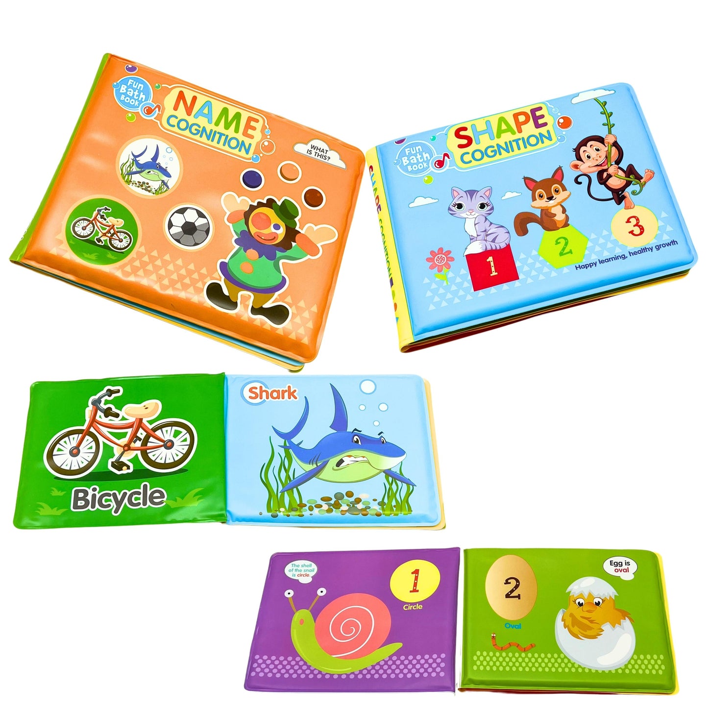 Nontoxic Fun Bath Book for Babies