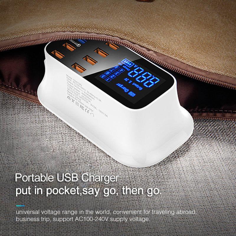 Compact Multi-Port USB Charging Station for Sustainable Living