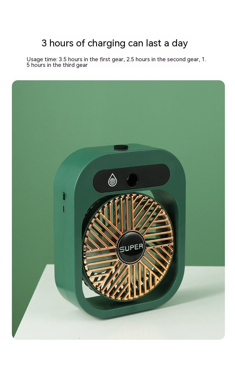 Portable Misting Air Cooler - Energy-Efficient Tabletop Cooling Device