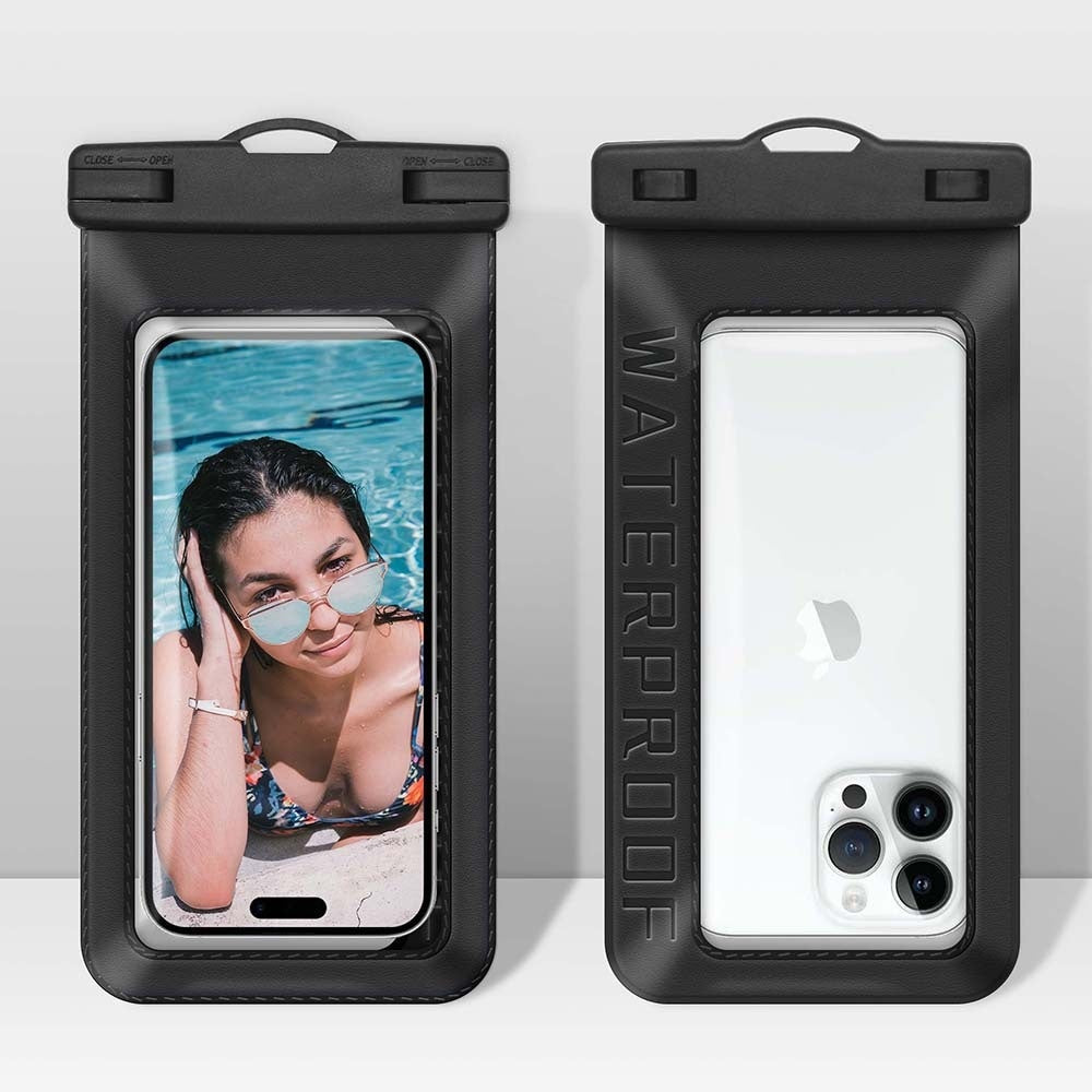 Waterproof Phone Pouch - Light Blue, Durable & Eco-Friendly