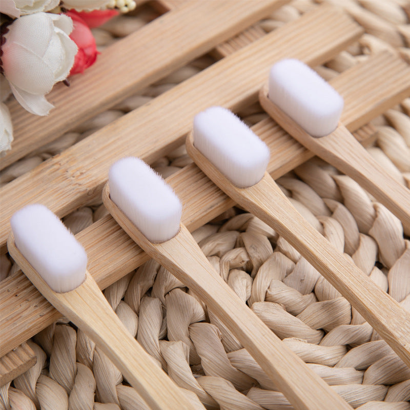 Eco-Friendly Bamboo Toothbrush with Natural Bristles
