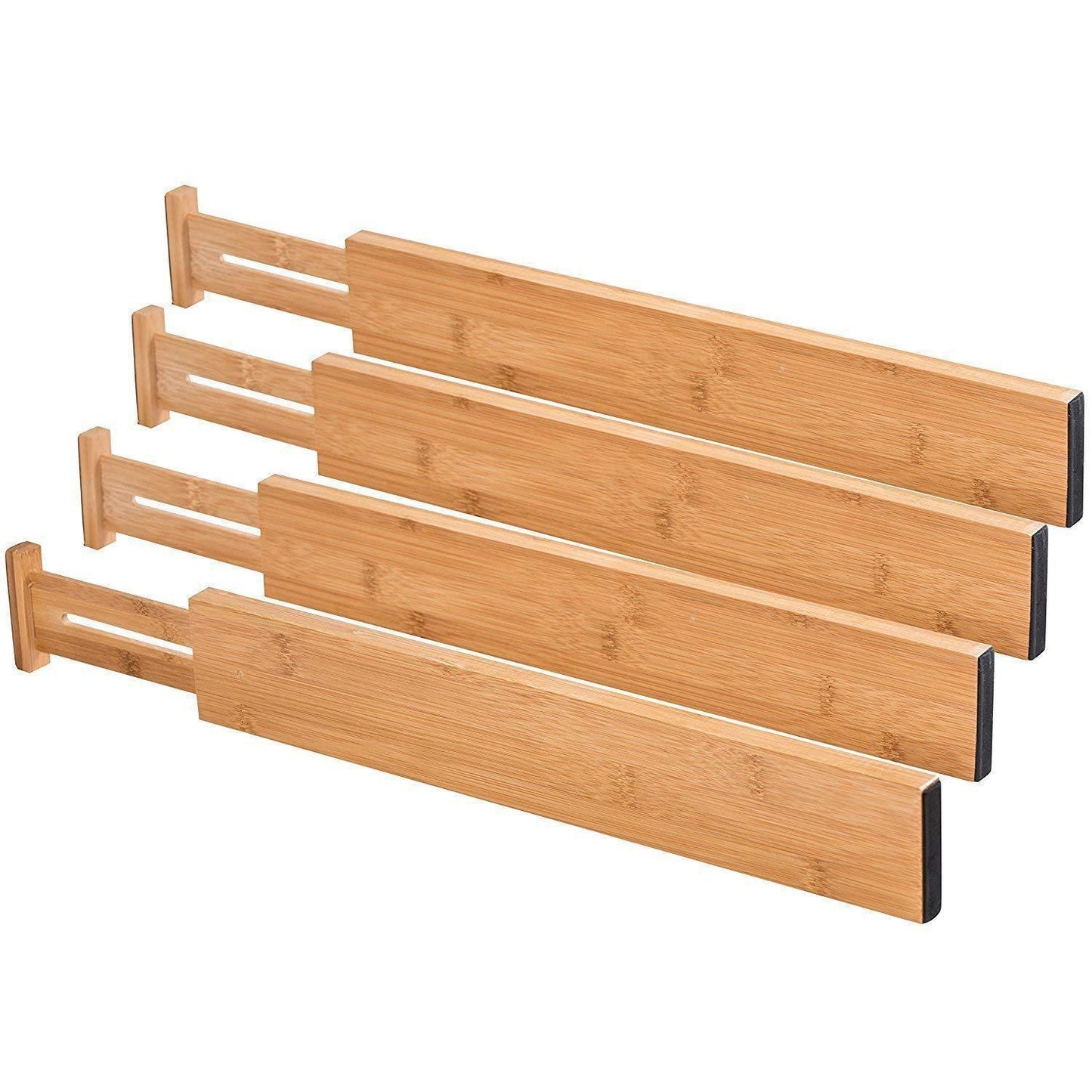 Adjustable Bamboo Drawer Dividers for Eco-Friendly Home Organization