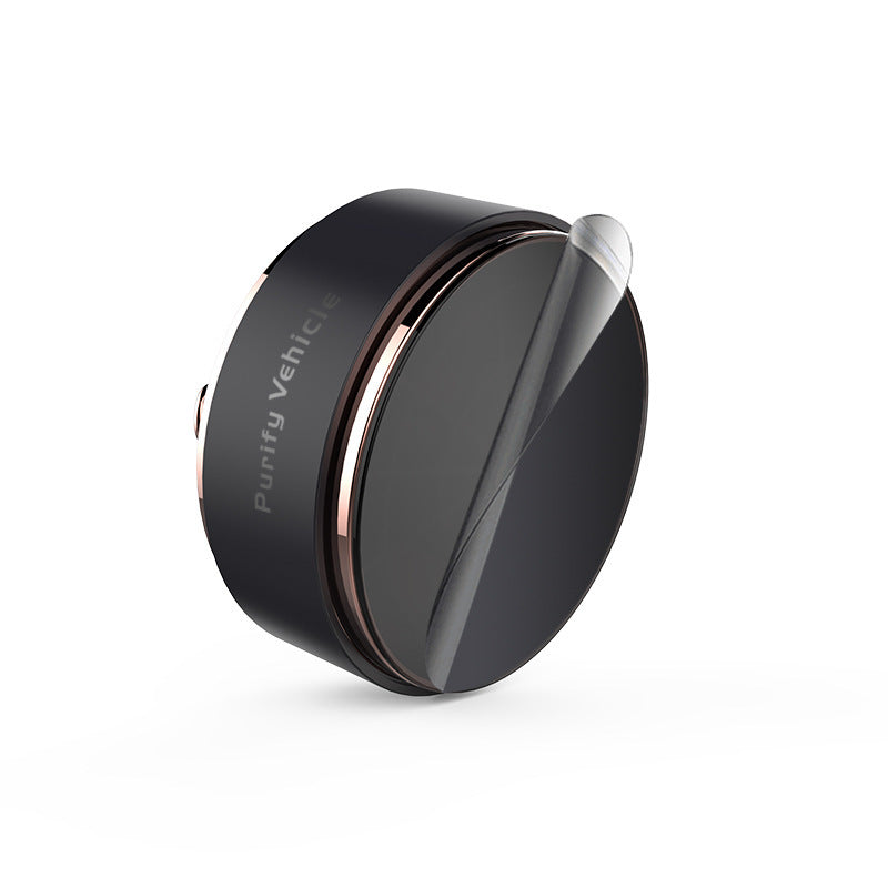Solar-Powered Portable Air Purifier - Eco-Friendly, Energy-Efficient, Black & Silver