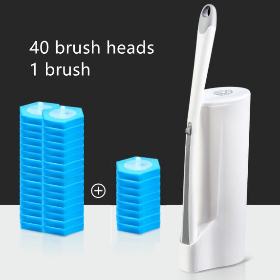 Eco-Friendly Toilet Brush with Holder & Cleaning Tablets