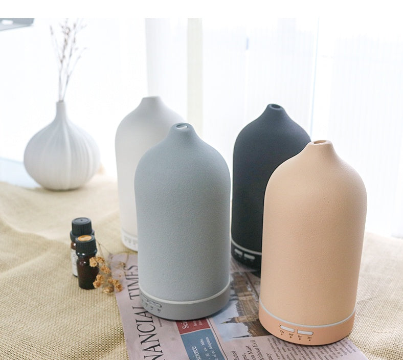 Eco-Friendly Ceramic Essential Oil Diffuser for Aromatherapy