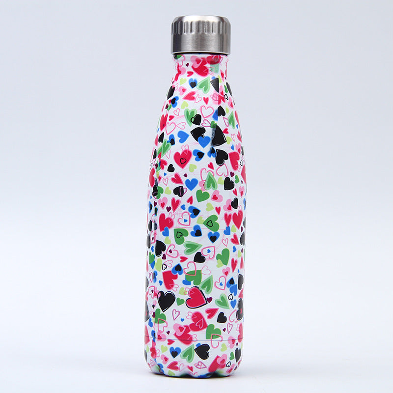 Insulated Stainless Steel Water Bottle - Eco-Friendly, Reusable, 500ml