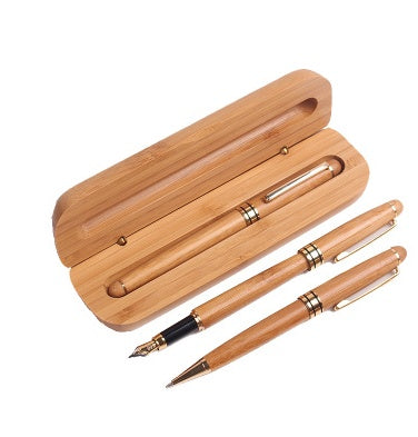 Eco-Friendly Bamboo Pen with Case - Sustainable Writing Instrument