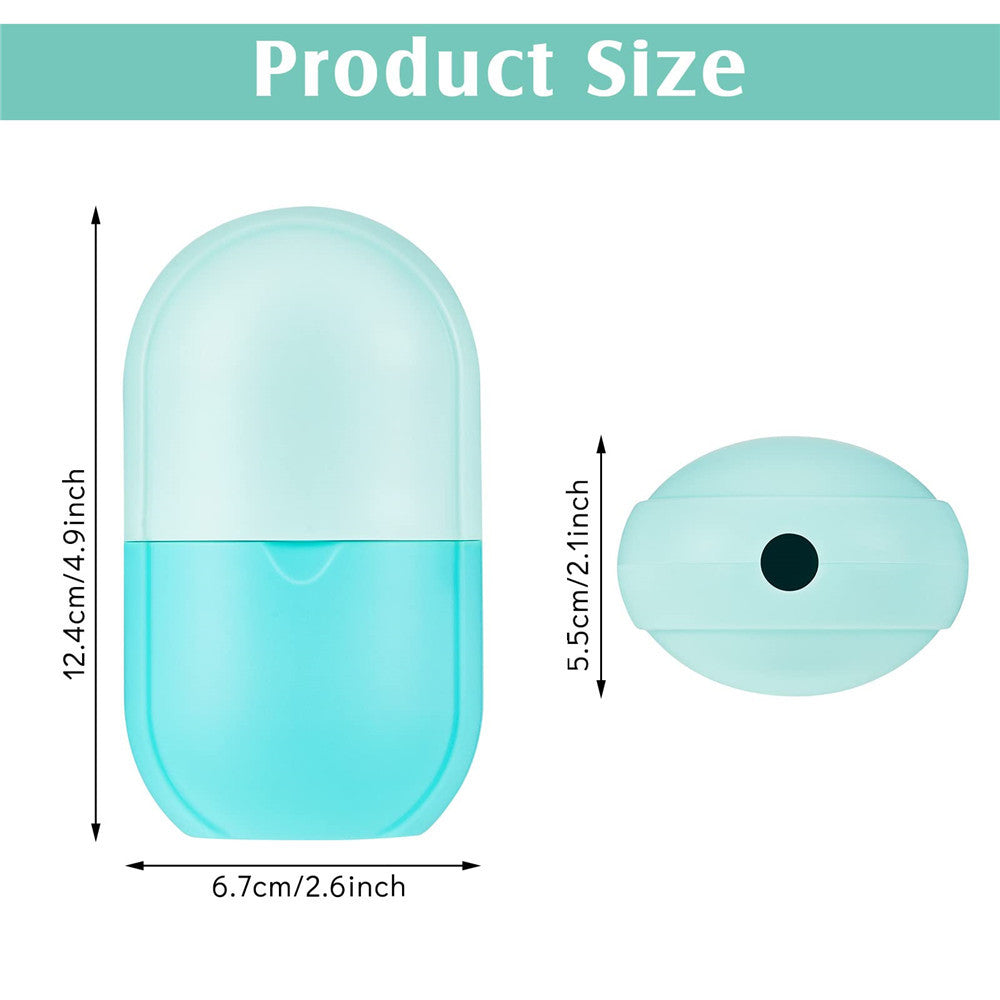 Light Blue Reusable Ice Roller for Skin Care and Wellness