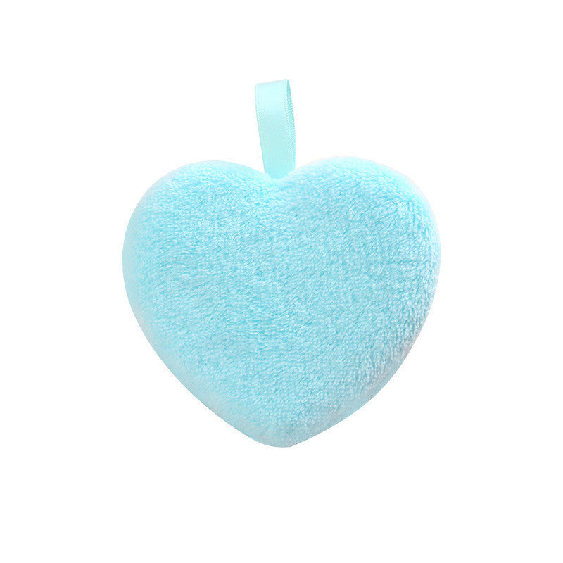Eco-Friendly Heart-Shaped Bath Sponges - Reusable & Biodegradable