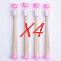 Eco-Friendly Bamboo Toothbrush with Natural Bristles