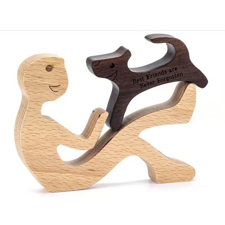 Eco-Friendly Wooden Animal Figurines - Sustainable Home Decor