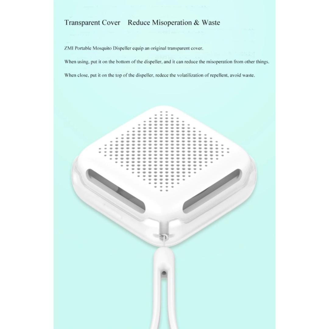 Portable Ultrasonic Mosquito Repellent Device with Plant-Based Mat