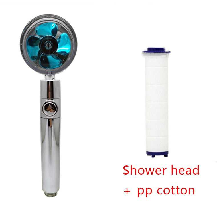 Water-Saving Handheld Shower Head with 360° Rotation and Adjustable Angles